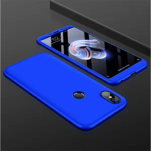 For XIAOMI Redmi Note 5(Globle)/Redmi Note 5 Pro (Inida) 3 in 1 Fashion Ultra Slim Full Protective Back Cover  blue