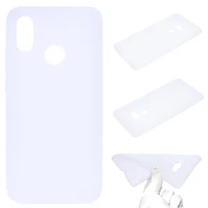 for XIAOMI Redmi S2 Lovely Candy Color Matte TPU Anti-scratch Non-slip Protective Cover Back Case white