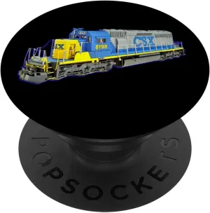 Freight Train CSX Engine PopSockets PopGrip: Swappable Grip for Phones & Tablets
