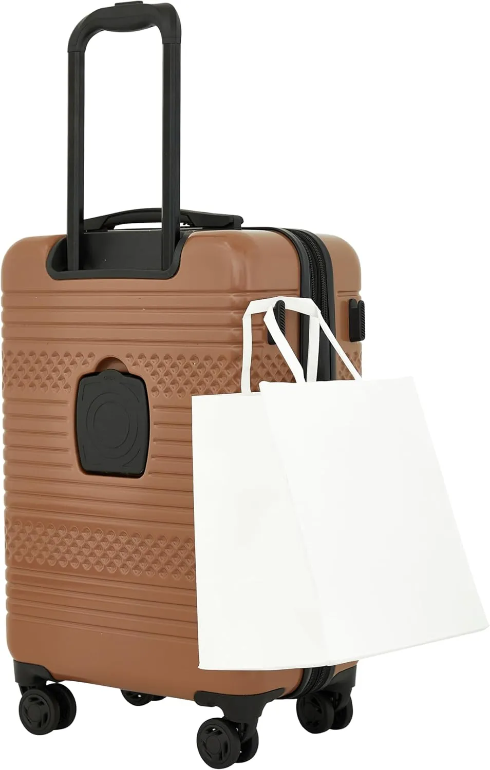 French Connection 5 Piece Mersai Luggage Travel Set, Warm Truffle