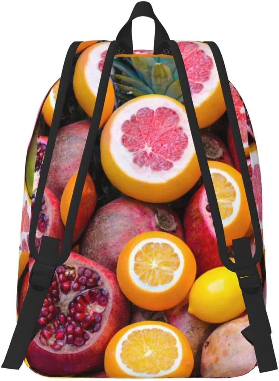 Fruit Picture-standard print Duffel Bag, Lightweight Duffel Bag, Casual Backpack, 17.7 x 6.3 x 12.2 inches