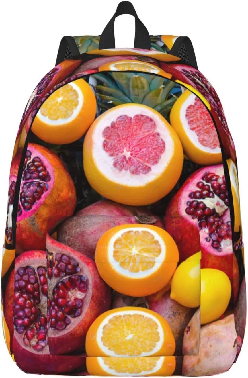 Fruit Picture-standard print Duffel Bag, Lightweight Duffel Bag, Casual Backpack, 17.7 x 6.3 x 12.2 inches