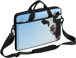Fun Letters Doodles Laptop Shoulder Messenger Bag Waterproof Laptop Briefcase with Handle and Padded Strap Case Sleeve