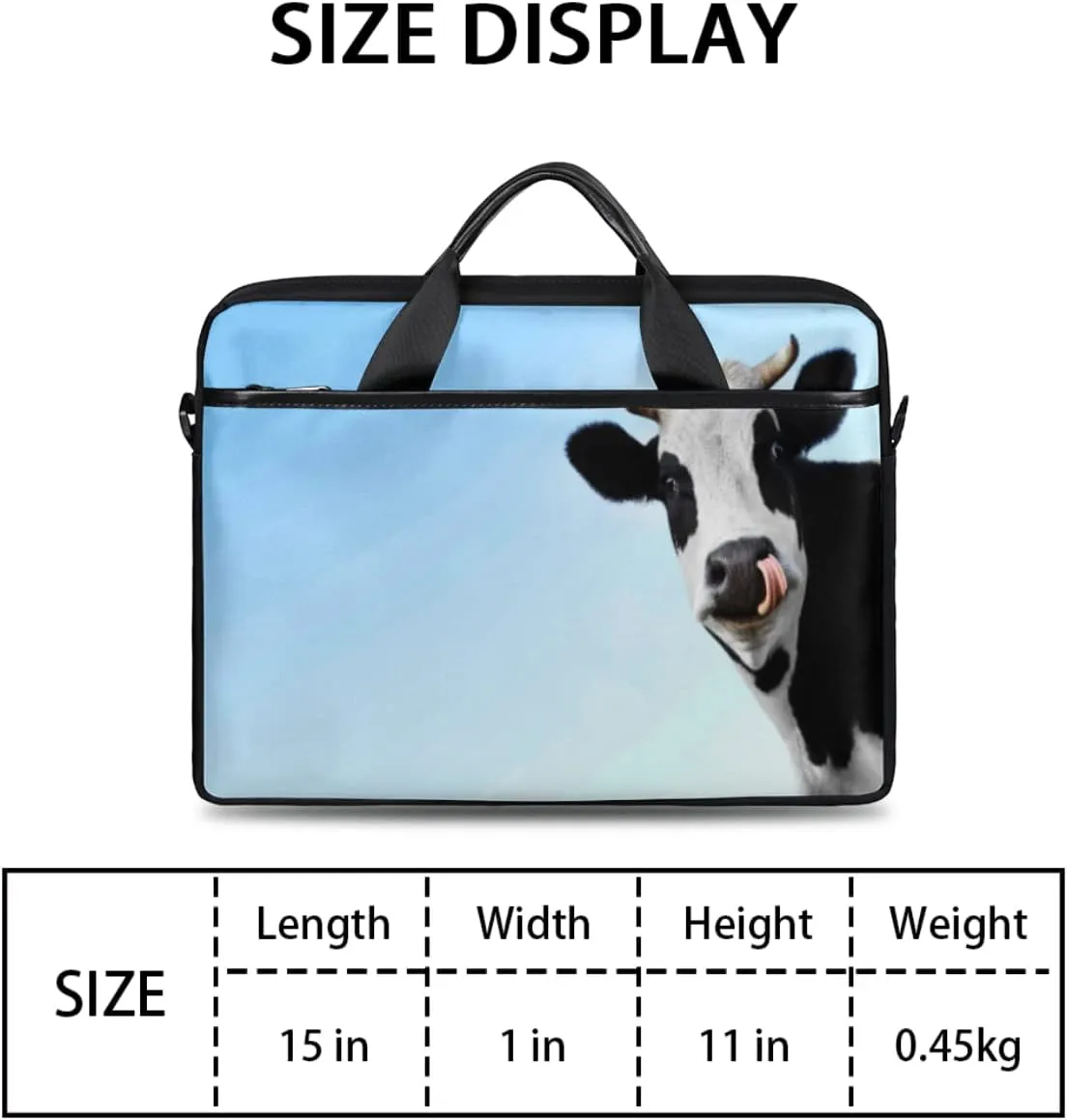 Fun Letters Doodles Laptop Shoulder Messenger Bag Waterproof Laptop Briefcase with Handle and Padded Strap Case Sleeve