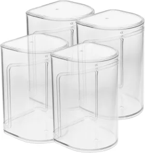 Garage Kits Container 4pcs Plastic Doll Toy Display Boxes for Collectibles