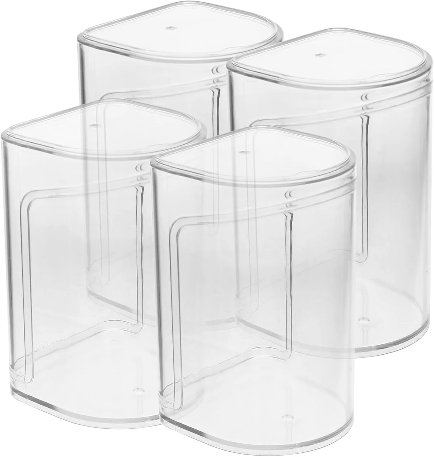 Garage Kits Container 4pcs Plastic Doll Toy Display Boxes for Collectibles