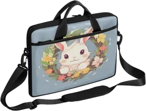 Garland Rabbit Laptop Case Bag with Detachable Strap Waterproof Laptop Bag Notebook Carrying Case 15.6 inch Laptop Sleeve Bag for Men Women Work Travel
