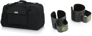 Gator 12" Speaker Tote Bag, Gravity 35mm Speaker Cable Clips