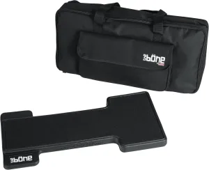 Gator Cases Bone Molded Polyethylene Guitar Pedal Board with Lightweight Carry Bag; USA Made, 23.75" x 10.25" x 2" (G-BONE)