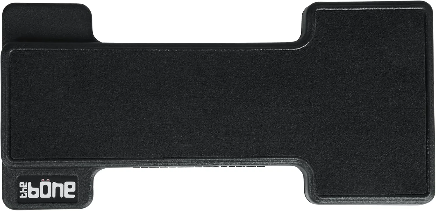 Gator Cases Bone Molded Polyethylene Guitar Pedal Board with Lightweight Carry Bag; USA Made, 23.75" x 10.25" x 2" (G-BONE)