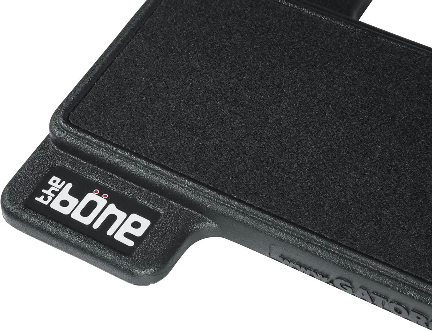 Gator Cases Bone Molded Polyethylene Guitar Pedal Board with Lightweight Carry Bag; USA Made, 23.75" x 10.25" x 2" (G-BONE)