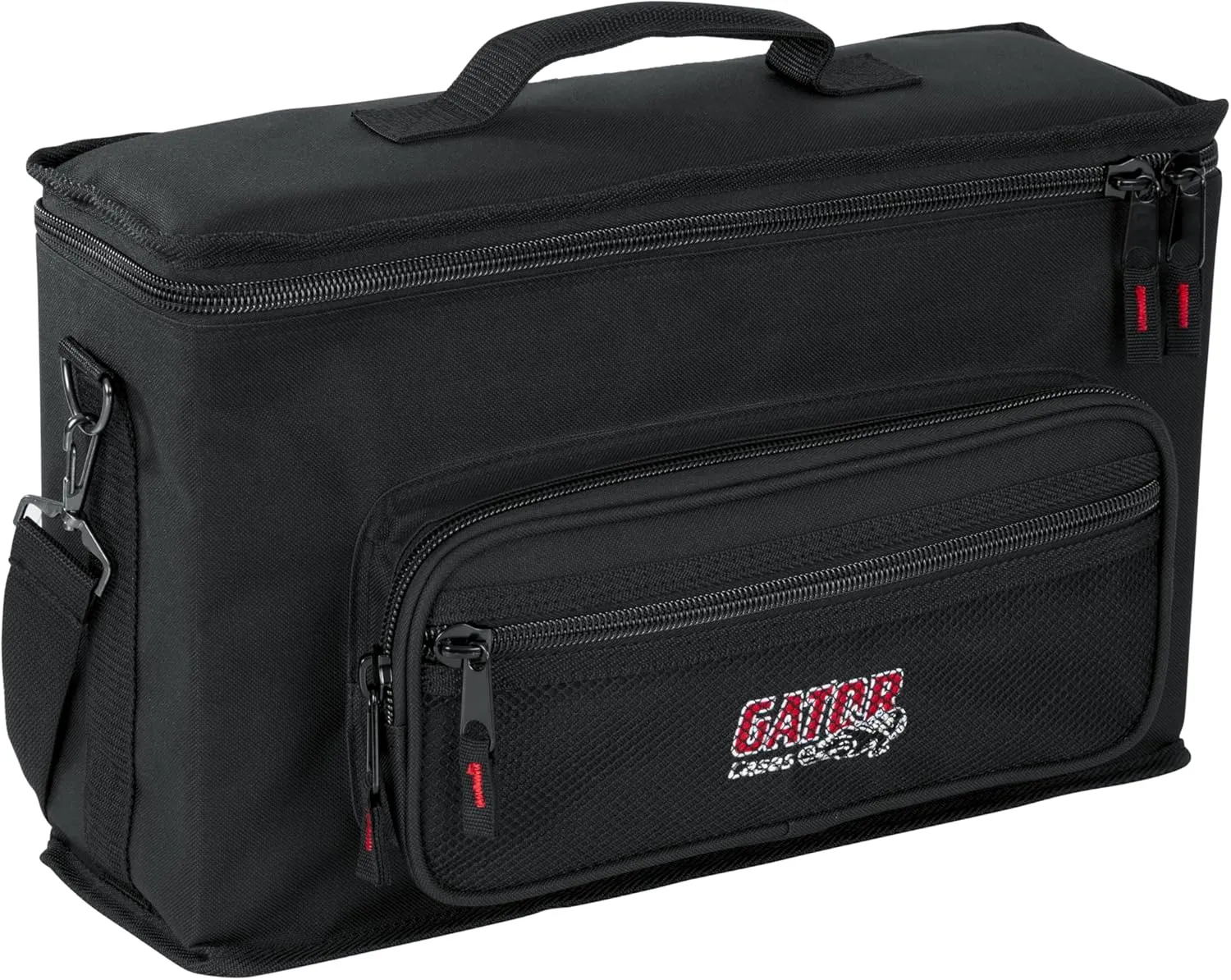 Gator Cases Padded Wireless Systems Bag with Removable Shoulder Strap, Holds One Receiver, Two Microphones and Body Packs (GM-2W)