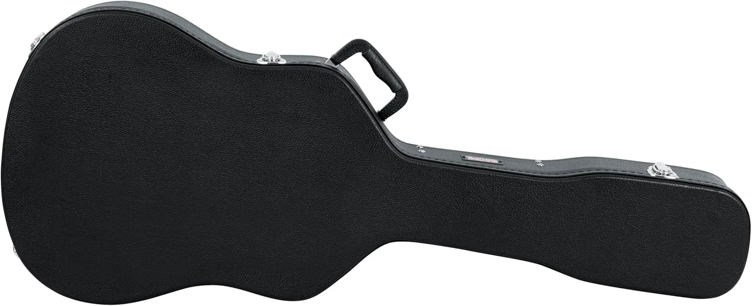 Gator Cases Traditonal Series Hard-Shell Wood Case for 6 or 12-String Dreadnought Style Acoustic Guitars, (GWE-DREAD 12)