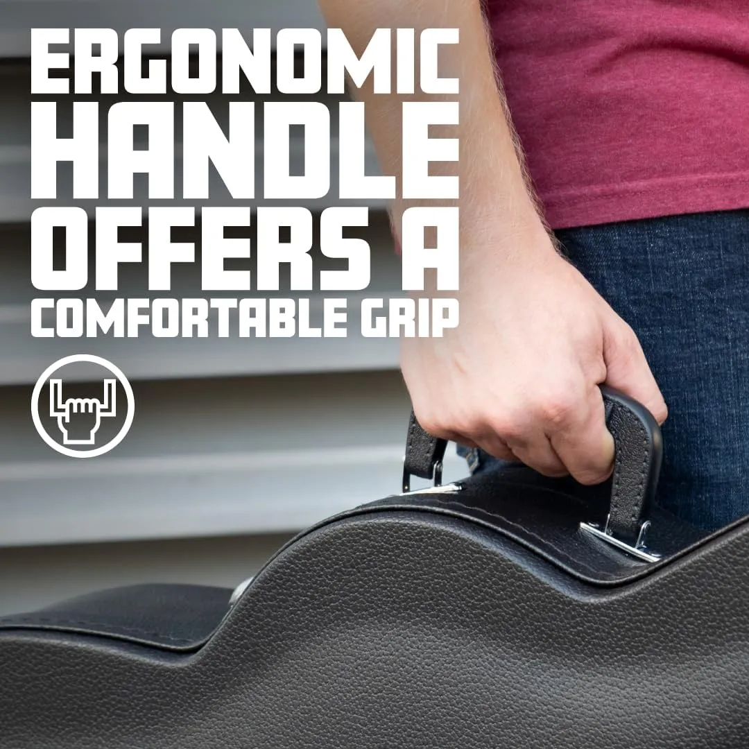 Gator Cases Traditonal Series Hard-Shell Wood Case for 6 or 12-String Dreadnought Style Acoustic Guitars, (GWE-DREAD 12)