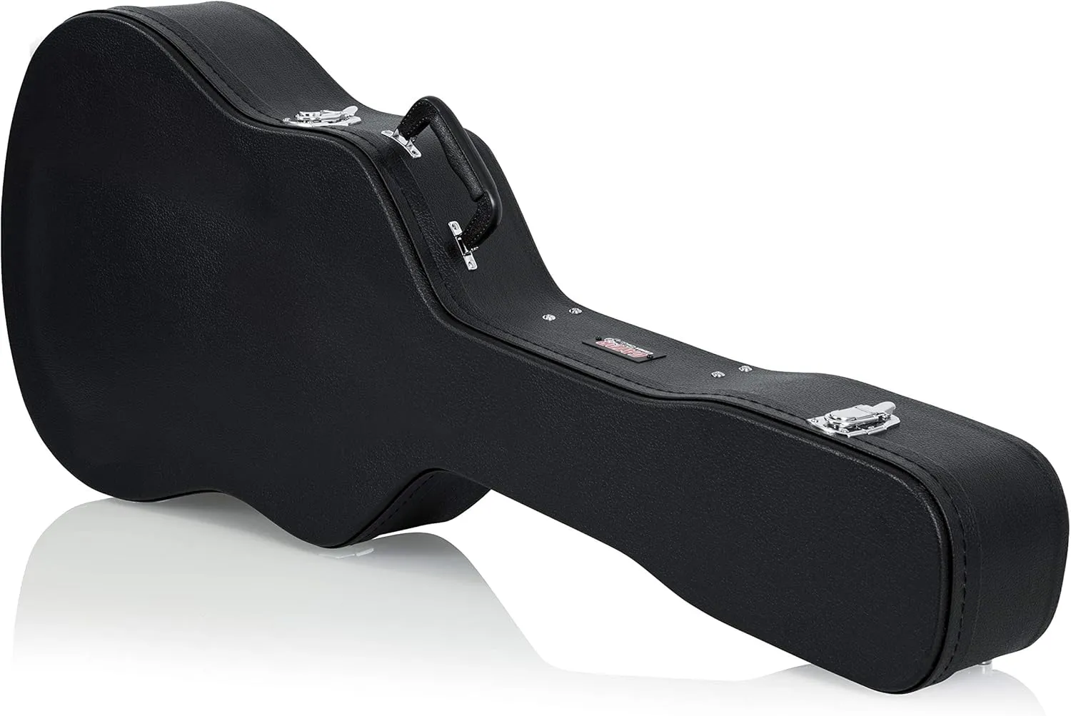 Gator Cases Traditonal Series Hard-Shell Wood Case for 6 or 12-String Dreadnought Style Acoustic Guitars, (GWE-DREAD 12)
