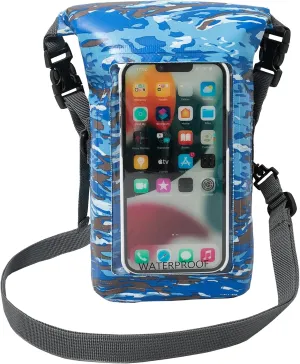 geckobrands Waterproof Phone Tote with 2L Dry Bag and Adjustable Strap – Protect Your Phone and Valuables While on The Go