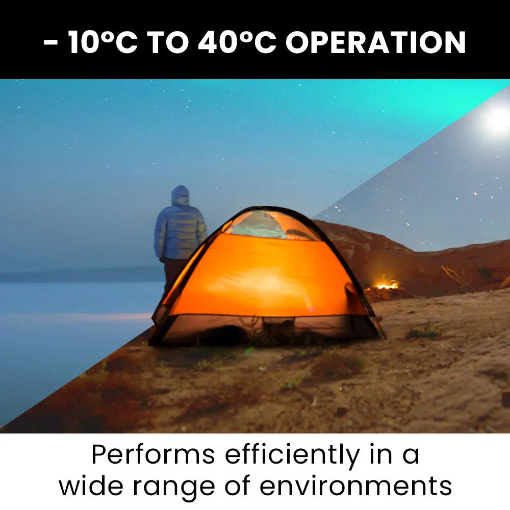 GENPOWER 600W Portable Lithium Power Station 576Wh LiFePo4, Multiple Voltage Output, 15W Wireless Charger, Ideal for Camping, Home Backup and Power Tools