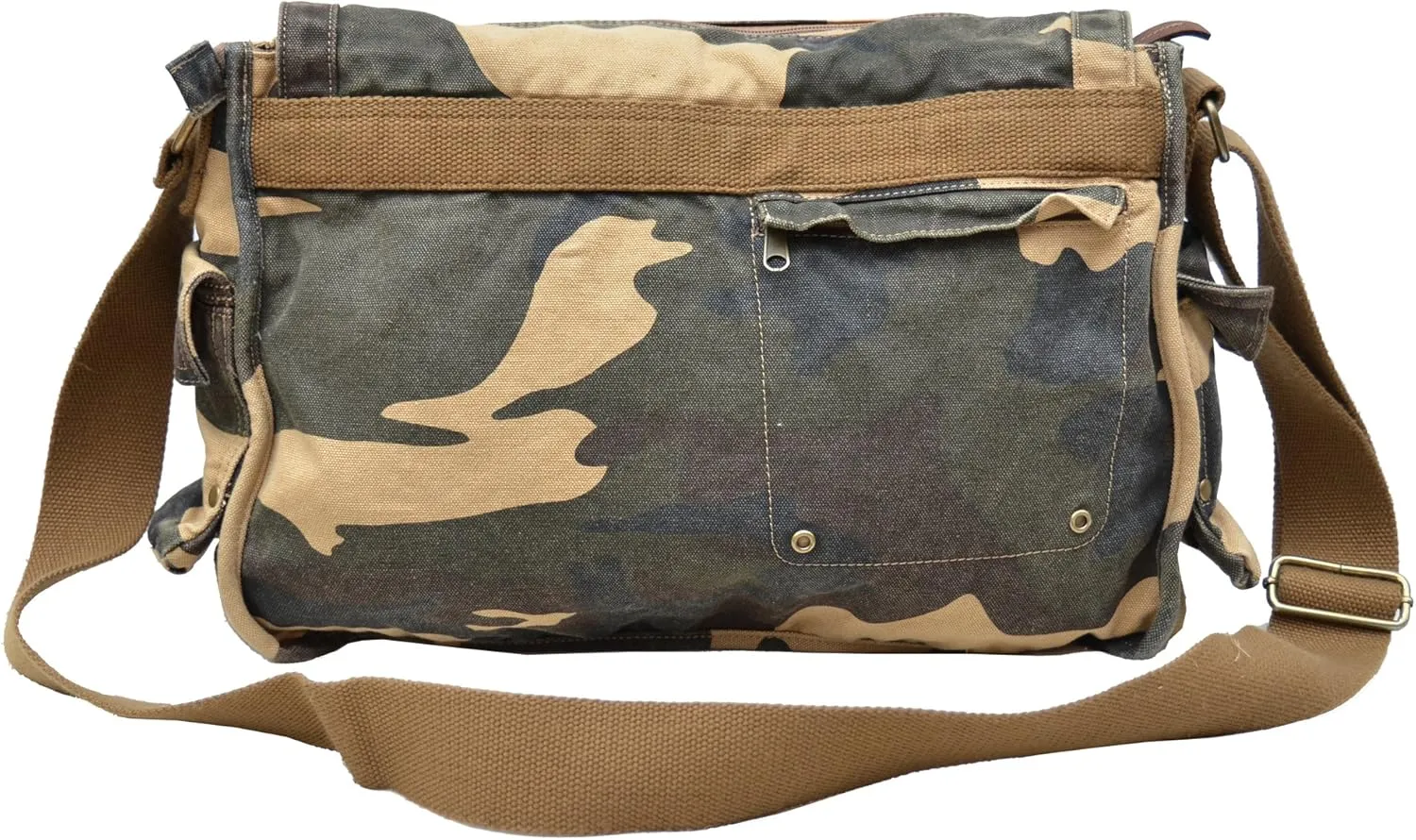 GOOTIUM Canvas Messenger Bag - Vintage Cross Body Shoulder Satchel