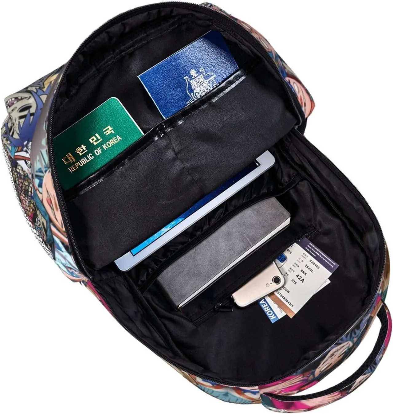 Gori-llaz Backpack Adults Bag Casual Backpack Hiking Daypack