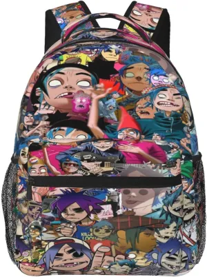 Gori-llaz Backpack Adults Bag Casual Backpack Hiking Daypack