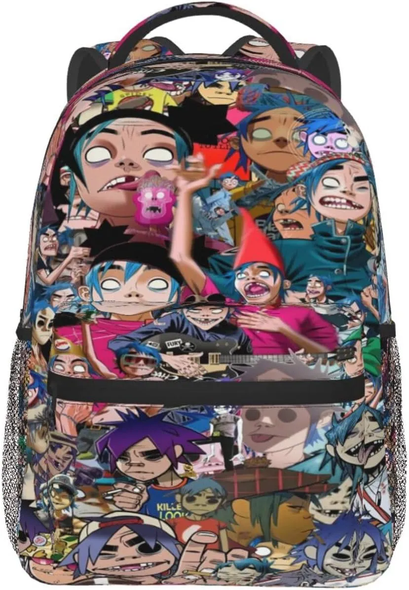 Gori-llaz Backpack Adults Bag Casual Backpack Hiking Daypack