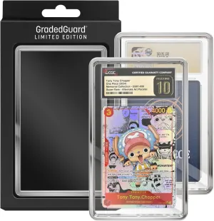Graded Card Guard Case for Standard CGC Slab Case | Metallic Colors | High Gloss Finish | Stackable | Made to Fit CGC | Solid TPU and PC Design. (Silver)