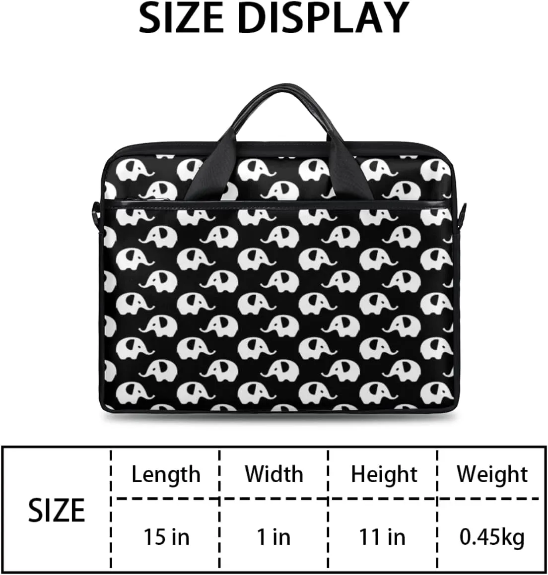 Grape Wine Bottle Laptop Shoulder Messenger Bag Waterproof Laptop Briefcase Handle Padded Strap