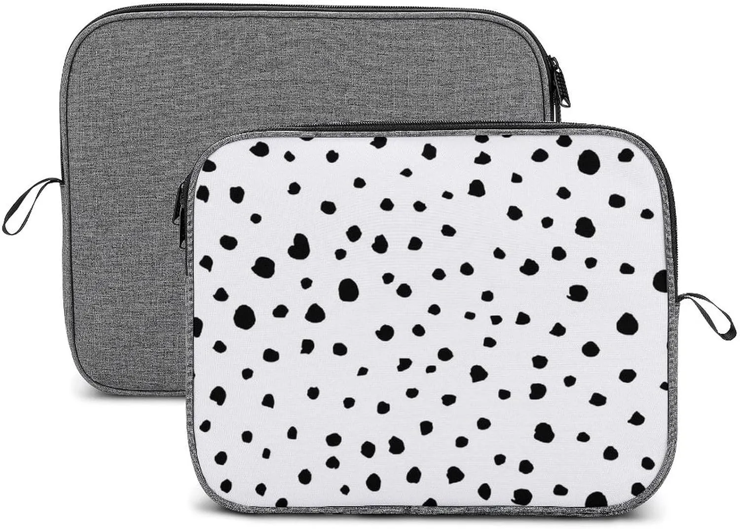 Green Boston Terrier Dogs Large Capacity Portable Laptop Case Unisex