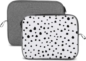 Green Boston Terrier Dogs Large Capacity Portable Laptop Case Unisex