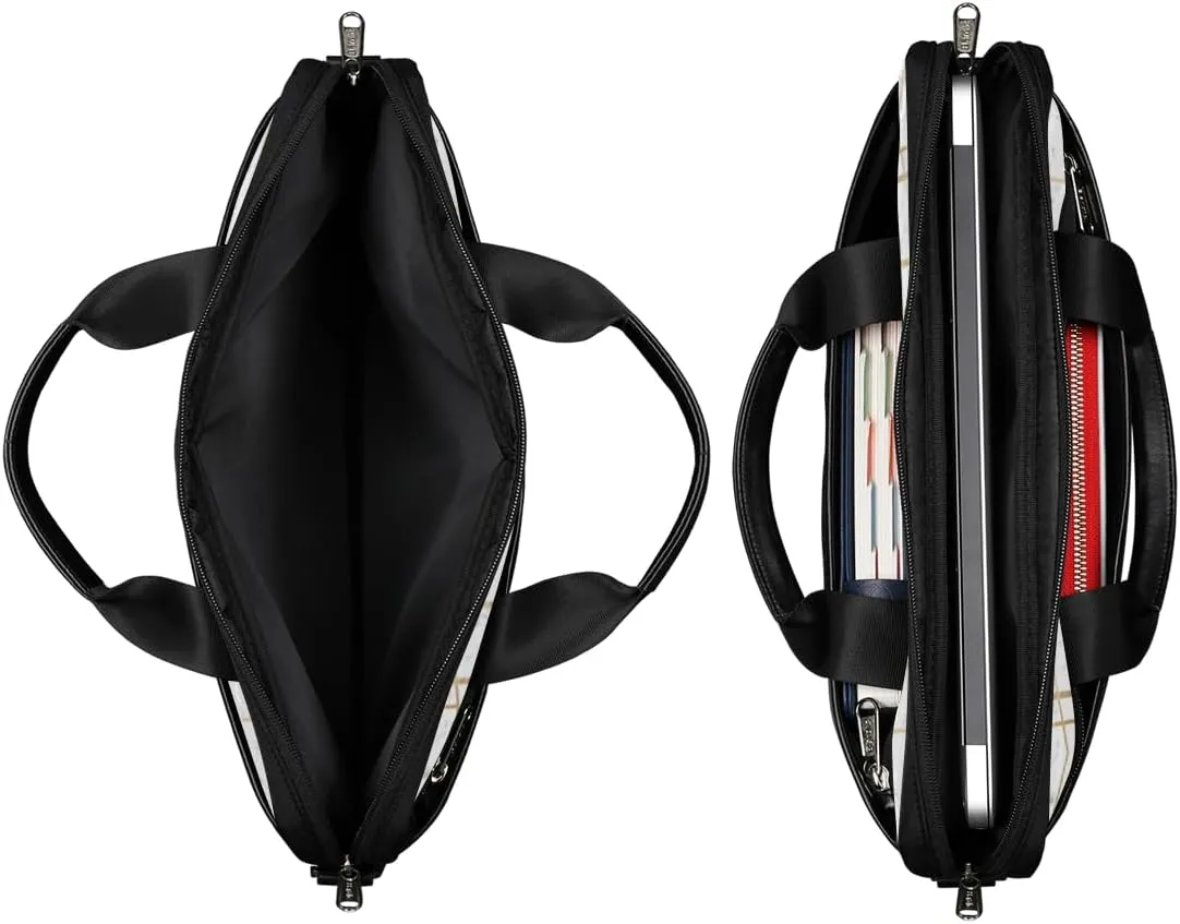 Green Leaf Laptop Bag for Men Women 13-15 Inch Case Bags Sleeve Shoulder with Anti Slip Removable The Pad Straps