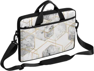 Green Leaf Laptop Bag for Men Women 13-15 Inch Case Bags Sleeve Shoulder with Anti Slip Removable The Pad Straps