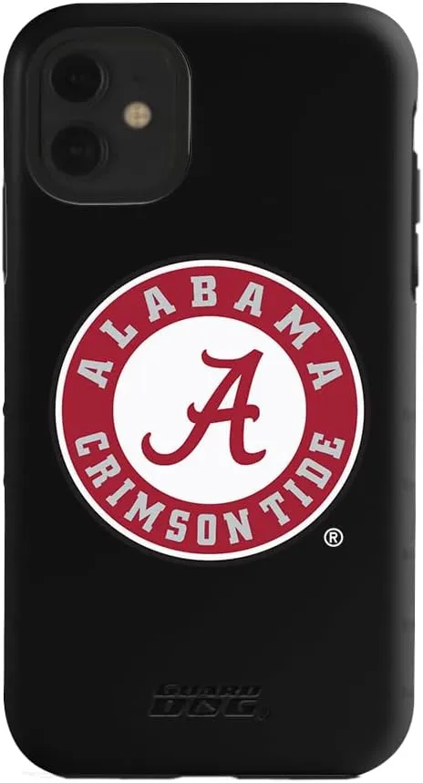 Guard Dog Case Compatible with iPhone 11 - Military Grade - Rugged Two Piece Protection - Collegiate Licensed - Alabama Crimson Tide - Logo