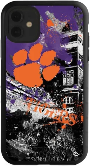 Guard Dog Case Compatible with iPhone 11 - Military Grade - Rugged Two Piece Protection - Collegiate Licensed - Clemson Tigers - by Paulson Designs