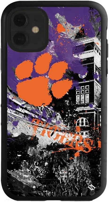 Guard Dog Case Compatible with iPhone 11 - Military Grade - Rugged Two Piece Protection - Collegiate Licensed - Clemson Tigers - by Paulson Designs