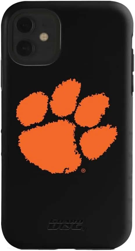 Guard Dog Case Compatible with iPhone 11 - Military Grade - Rugged Two Piece Protection - Collegiate Licensed - Clemson Tigers - Logo