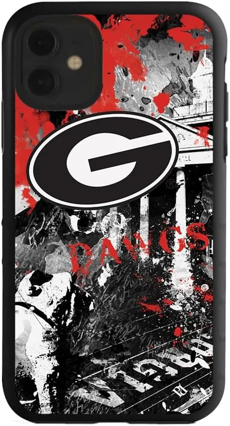Guard Dog Case Compatible with iPhone 11 - Military Grade - Rugged Two Piece Protection - Collegiate Licensed - Georgia Bulldogs - by Paulson Designs