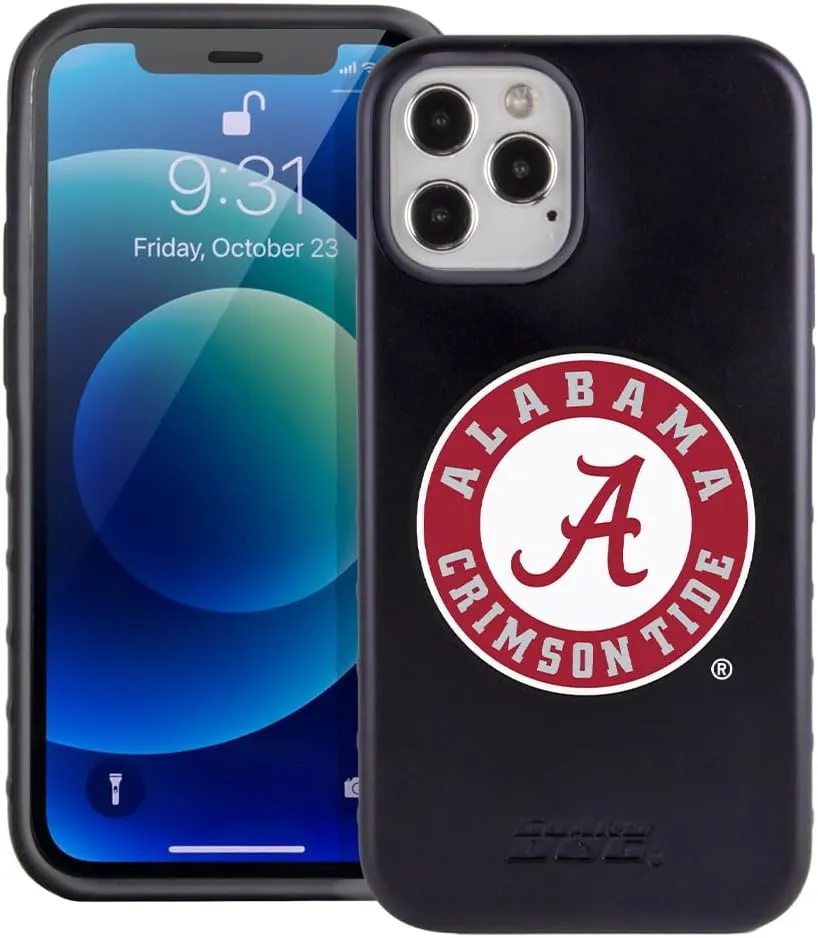 Guard Dog Case Compatible with iPhone 12/12 Pro - Military Grade - Rugged Two Piece Protection - Collegiate Licensed - Alabama Crimson Tide - Logo