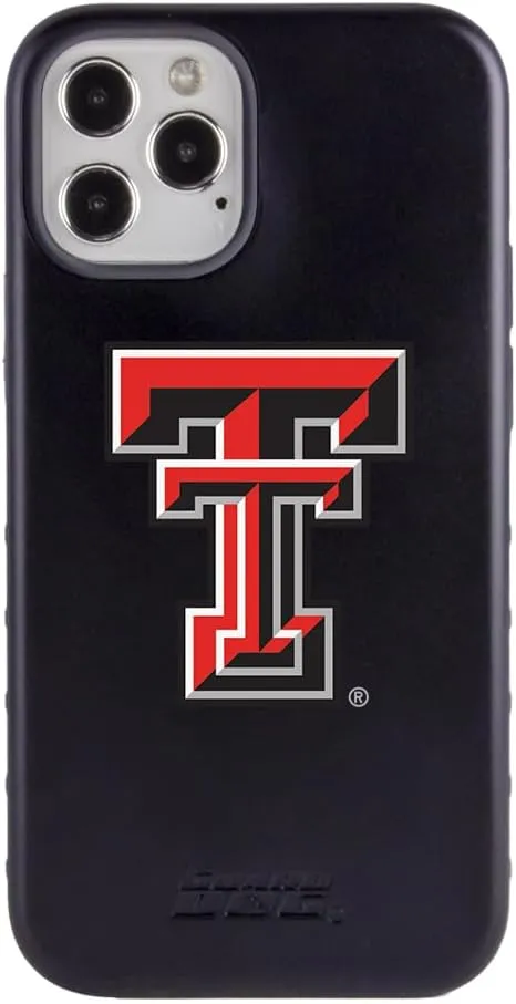 Guard Dog Case Compatible with iPhone 12/12 Pro - Military Grade - Rugged Two Piece Protection - Collegiate Licensed - Texas Tech Red Raiders - Logo