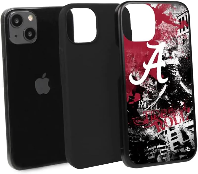 Guard Dog Case Compatible with iPhone 13 - Military Grade - Rugged Two Piece Protection - Collegiate Licensed - Alabama Crimson Tide - by Paulson Designs
