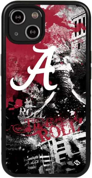 Guard Dog Case Compatible with iPhone 13 - Military Grade - Rugged Two Piece Protection - Collegiate Licensed - Alabama Crimson Tide - by Paulson Designs