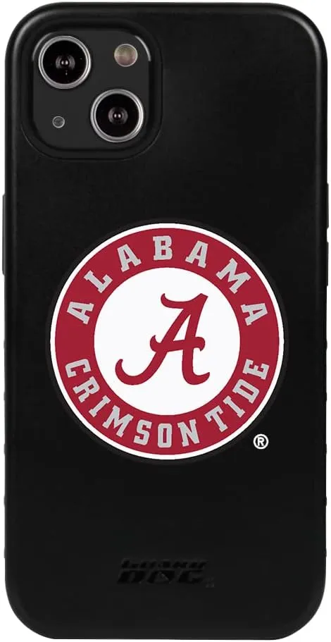 Guard Dog Case Compatible with iPhone 13 - Military Grade - Rugged Two Piece Protection - Collegiate Licensed - Alabama Crimson Tide - Logo