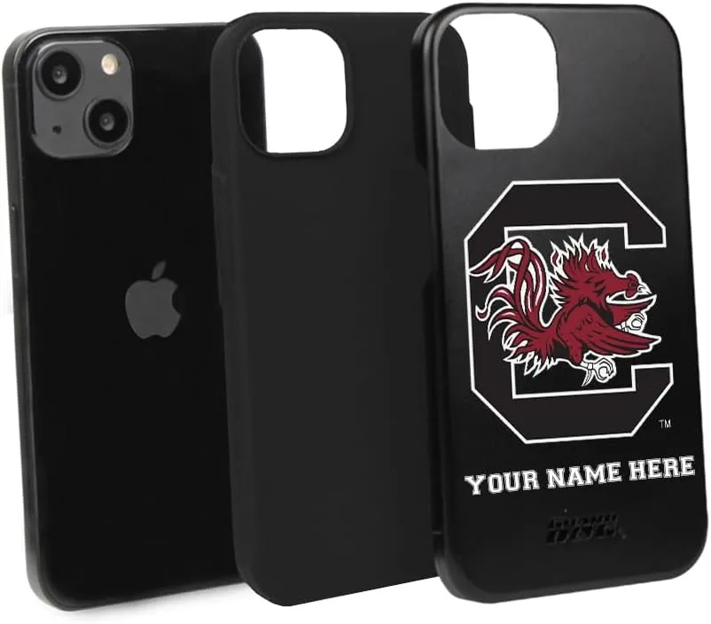 Guard Dog Case Compatible with iPhone 13 - Military Grade - Rugged Two Piece Protection - Collegiate Licensed - South Carolina Gamecocks - Personalized