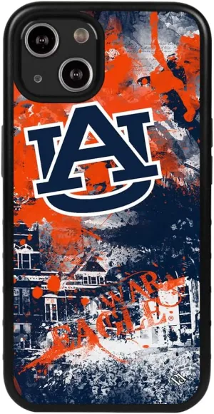Guard Dog Case Compatible with iPhone 14 - Military Grade - Rugged Two Piece Protection - Collegiate Licensed - Auburn Tigers - by Paulson Designs