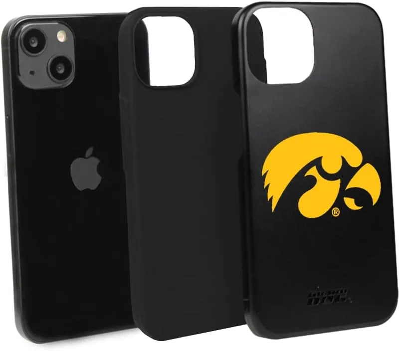 Guard Dog Case Compatible with iPhone 14 - Military Grade - Rugged Two Piece Protection - Collegiate Licensed - Iowa Hawkeyes - Logo