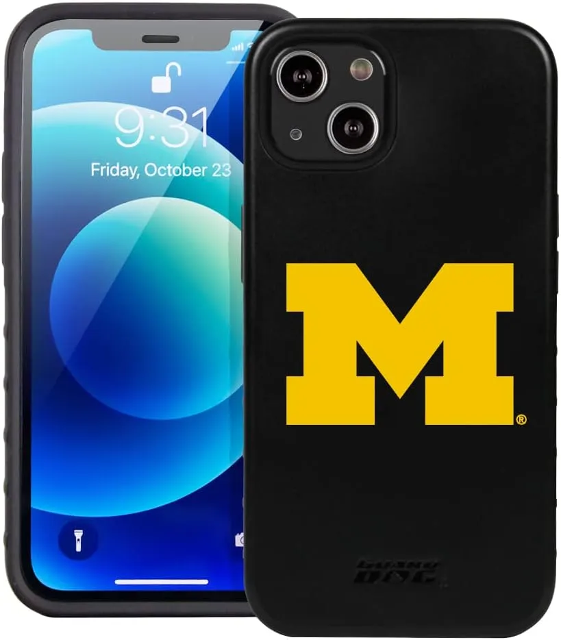 Guard Dog Case Compatible with iPhone 14 - Military Grade - Rugged Two Piece Protection - Collegiate Licensed - Michigan Wolverines - Logo