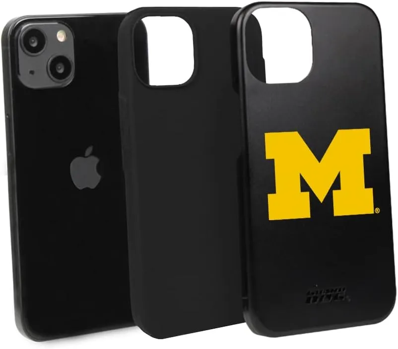 Guard Dog Case Compatible with iPhone 14 - Military Grade - Rugged Two Piece Protection - Collegiate Licensed - Michigan Wolverines - Logo