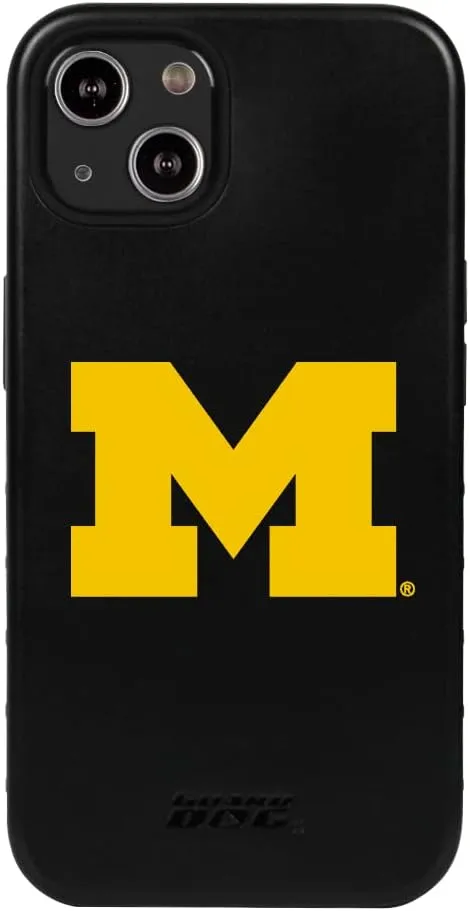 Guard Dog Case Compatible with iPhone 14 - Military Grade - Rugged Two Piece Protection - Collegiate Licensed - Michigan Wolverines - Logo