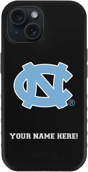Guard Dog Case Compatible with iPhone 14 - Military Grade - Rugged Two Piece Protection - Collegiate Licensed - North Carolina Tar Heels - Personalized