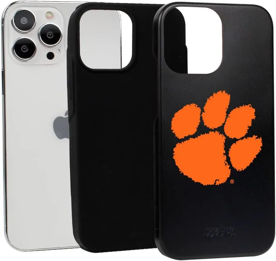 Guard Dog Case Compatible with iPhone 14 Pro Max - Military Grade - Rugged Two Piece Protection - Collegiate Licensed - Clemson Tigers - Logo