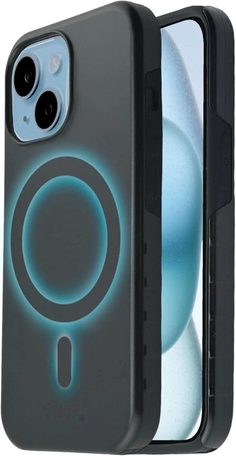 Guard Dog Case Compatible with iPhone 15 - Compatible with MagSafe - Military Grade - Rugged Two Piece Protection - Designer - American Flag - Thin Blue Line - Honor